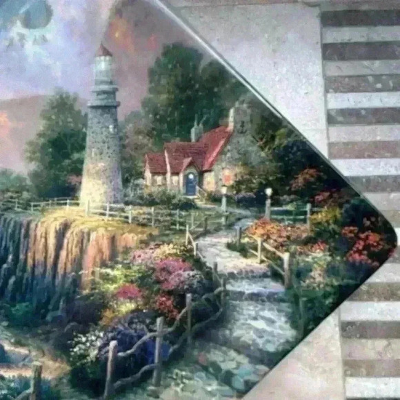 Thomas Kinkade First Edition Plate “A Light in the Dark” The Bradford Exchange - Picture 14 of 17